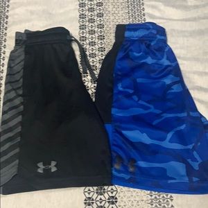 2 pair Under Armour shorts